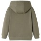 Kinder-Kapuzenpullover Khaki 92 Kinder-Kapuzenpullover Khaki 92