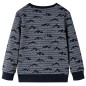 Kinder-Sweatshirt Marineblau Melange 140 Kinder-Sweatshirt Marineblau Melange 140