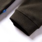 Kinder-Sweatshirt Dunkles Khaki und Kamelbraun 104 Kinder-Sweatshirt Dunkles Khaki und Kamelbraun 104