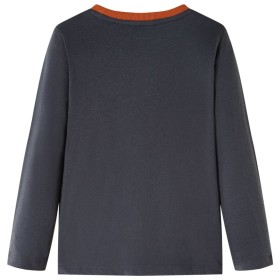 Kinder-Langarmshirt Anthracite 140