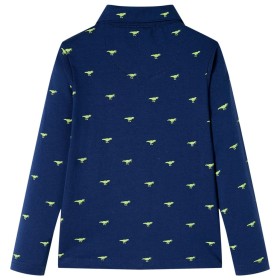 Kinderhemd Marineblau 92