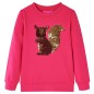 Kinder-Sweatshirt Knallrosa 92 Kinder-Sweatshirt Knallrosa 92