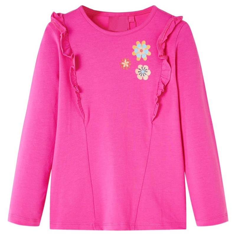 Kinder-Langarmshirt Dunkelrosa 140 Kinder-Langarmshirt Dunkelrosa 140