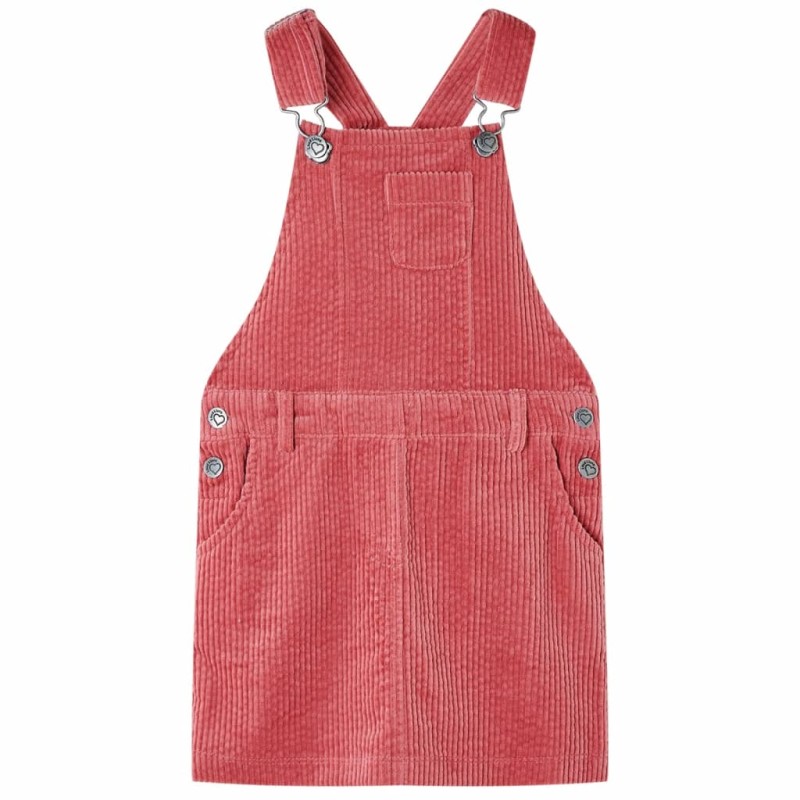 Kinder-Latzkleid Cord Rosa 116 Kinder-Latzkleid Cord Rosa 116