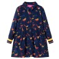 Kinderkleid mit Langen Ärmeln Marineblau 92 Kinderkleid mit Langen Ärmeln Marineblau 92