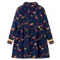 Kinderkleid mit Langen Ärmeln Marineblau 92 Kinderkleid mit Langen Ärmeln Marineblau 92