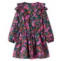 Kinderkleid mit Langen Ärmeln Knallrosa 140 Kinderkleid mit Langen Ärmeln Knallrosa 140