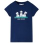 Kinder-T-Shirt Marineblau 128 Kinder-T-Shirt Marineblau 128