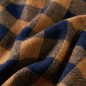 Kinderhemd Karomuster Cognac und Blau 104 Kinderhemd Karomuster Cognac und Blau 104