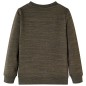 Kinder-Sweatshirt Dunkelkhaki Melange 140 Kinder-Sweatshirt Dunkelkhaki Melange 140