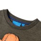 Kinder-Sweatshirt Dunkelkhaki Melange 140 Kinder-Sweatshirt Dunkelkhaki Melange 140