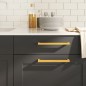 vidaXL Möbelgriffe 5 Stk. Golden 224 mm Edelstahl vidaXL Möbelgriffe 5 Stk. Golden 224 mm Edelstahl