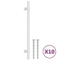 vidaXL Möbelgriffe 10 Stk. Silbern 192 mm Edelstahl vidaXL Möbelgriffe 10 Stk. Silbern 192 mm Edelstahl