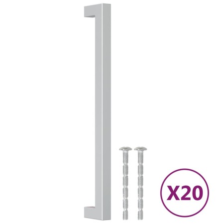 vidaXL Möbelgriffe 20 Stk. Silbern 224 mm Edelstahl