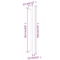 vidaXL Möbelgriffe 20 Stk. Silbern 224 mm Edelstahl vidaXL Möbelgriffe 20 Stk. Silbern 224 mm Edelstahl