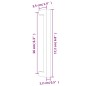 vidaXL Möbelgriffe 20 Stk. Schwarz 160 mm Edelstahl vidaXL Möbelgriffe 20 Stk. Schwarz 160 mm Edelstahl