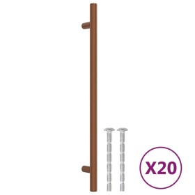 vidaXL Möbelgriffe 20 Stk. Bronzen 224 mm Edelstahl