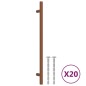 vidaXL Möbelgriffe 20 Stk. Bronzen 224 mm Edelstahl vidaXL Möbelgriffe 20 Stk. Bronzen 224 mm Edelstahl