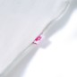 Kinder-T-Shirt mit Rüschenärmeln Ecru 128 Kinder-T-Shirt mit Rüschenärmeln Ecru 128