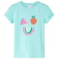 Kinder-T-Shirt Helles Minzgrün 140 Kinder-T-Shirt Helles Minzgrün 140