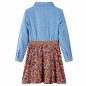 Kinderkleid mit Langen Ärmeln Marineblau und Jeansblau 128 Kinderkleid mit Langen Ärmeln Marineblau und Jeansblau 128