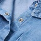 Kinderkleid mit Langen Ärmeln Marineblau und Jeansblau 128 Kinderkleid mit Langen Ärmeln Marineblau und Jeansblau 128