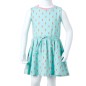 Kinderkleid mit Kordelzug Helles Minzgrün 140 Kinderkleid mit Kordelzug Helles Minzgrün 140