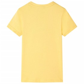 Kinder-T-Shirt Helles Ocker 92
