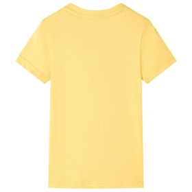 Kinder-T-Shirt Helles Ocker 116