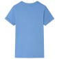 Kinder-T-Shirt Mittelblau 116 Kinder-T-Shirt Mittelblau 116