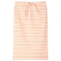 Kinderrock mit Streifen Gerade Neonorange 128 Kinderrock mit Streifen Gerade Neonorange 128