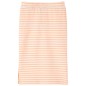 Kinderrock mit Streifen Gerade Neonorange 128 Kinderrock mit Streifen Gerade Neonorange 128