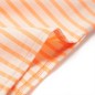 Kinderrock mit Streifen Gerade Neonorange 128 Kinderrock mit Streifen Gerade Neonorange 128