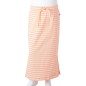 Kinderrock mit Streifen Gerade Neonorange 128 Kinderrock mit Streifen Gerade Neonorange 128