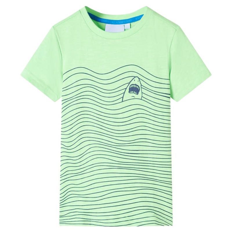 Kinder-T-Shirt Neongrün 92 Kinder-T-Shirt Neongrün 92