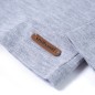 Kinder-Langarmshirt Grau Melange 104 Kinder-Langarmshirt Grau Melange 104