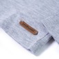 Kinder-Langarmshirt Grau Melange 128 Kinder-Langarmshirt Grau Melange 128