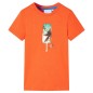 Kinder-T-Shirt Dunkelorange 128 Kinder-T-Shirt Dunkelorange 128