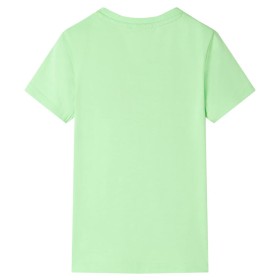 Kinder T-Shirt Neongrün 128