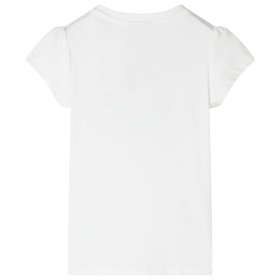 Kinder-T-Shirt Ecru 140