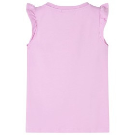 Kinder-T-Shirt mit Rüschenärmeln Lila 116