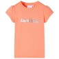 Kinder-T-Shirt mit Flügelärmeln Neonorange 92 Kinder-T-Shirt mit Flügelärmeln Neonorange 92
