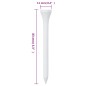 vidaXL Golf-Tees 1000 Stk. Weiß 83 mm Bambus vidaXL Golf-Tees 1000 Stk. Weiß 83 mm Bambus