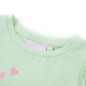Kinder-T-Shirt mit Rüschenärmeln Zartgrün 128 Kinder-T-Shirt mit Rüschenärmeln Zartgrün 128