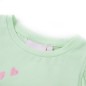 Kinder-T-Shirt mit Rüschenärmeln Zartgrün 104 Kinder-T-Shirt mit Rüschenärmeln Zartgrün 104