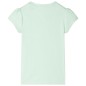 Kinder-T-Shirt mit Flügelärmeln Zartgrün 128 Kinder-T-Shirt mit Flügelärmeln Zartgrün 128