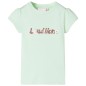 Kinder-T-Shirt mit Flügelärmeln Zartgrün 104 Kinder-T-Shirt mit Flügelärmeln Zartgrün 104