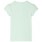 Kinder-T-Shirt mit Flügelärmeln Zartgrün 104 Kinder-T-Shirt mit Flügelärmeln Zartgrün 104