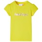 Kinder-T-Shirt mit Flügelärmeln Knallgelb 92 Kinder-T-Shirt mit Flügelärmeln Knallgelb 92