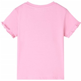 Kinder-Kurzarmshirt Hellrosa 128